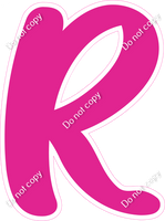 CU 23.5" Individuals - Flat Hot Pink R