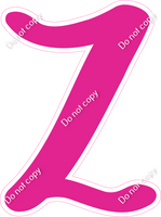 CU 23.5" Individuals - Flat Hot Pink Z