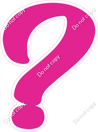 CU 23.5" Individuals - Flat Hot Pink ?