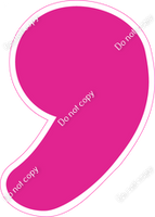 CU 23.5" Individuals - Flat Hot Pink Apostrophe
