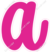 CU 23.5" Individuals - Flat Hot Pink a