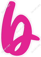 CU 23.5" Individuals - Flat Hot Pink b