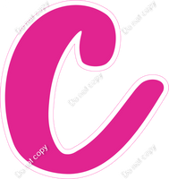 CU 23.5" Individuals - Flat Hot Pink c