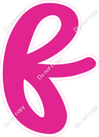 CU 23.5" Individuals - Flat Hot Pink f