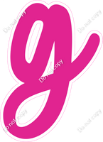 CU 23.5" Individuals - Flat Hot Pink g