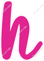 CU 23.5" Individuals - Flat Hot Pink h