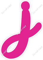 CU 23.5" Individuals - Flat Hot Pink j