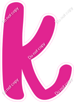 CU 23.5" Individuals - Flat Hot Pink k