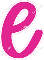 CU 23.5" Individuals - Flat Hot Pink l