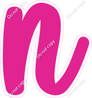 CU 23.5" Individuals - Flat Hot Pink n