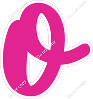 CU 23.5" Individuals - Flat Hot Pink o