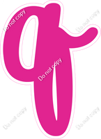 CU 23.5" Individuals - Flat Hot Pink q