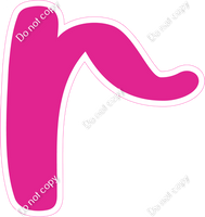 CU 23.5" Individuals - Flat Hot Pink r