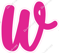 CU 23.5" Individuals - Flat Hot Pink w