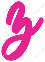 CU 23.5" Individuals - Flat Hot Pink z