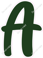 CU 23.5" Individuals - Flat Hunter Green A