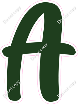 CU 23.5" Individuals - Flat Hunter Green A