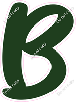 CU 23.5" Individuals - Flat Hunter Green B