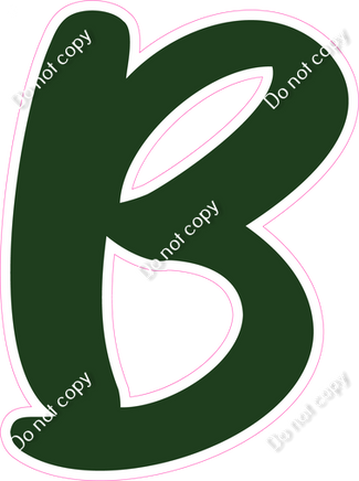 CU 23.5" Individuals - Flat Hunter Green B