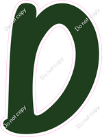 CU 23.5" Individuals - Flat Hunter Green D