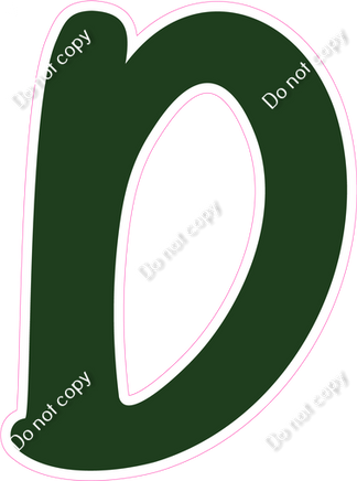 CU 23.5" Individuals - Flat Hunter Green D