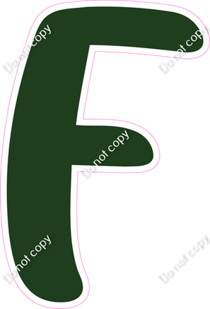 CU 23.5" Individuals - Flat Hunter Green F