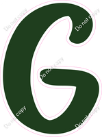 CU 23.5" Individuals - Flat Hunter Green G