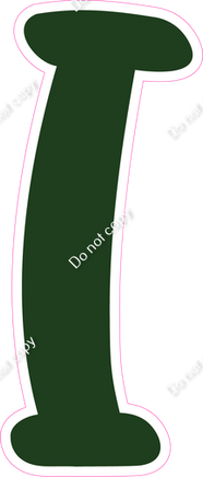 CU 23.5" Individuals - Flat Hunter Green I