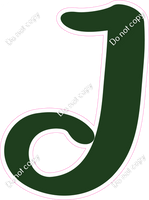 CU 23.5" Individuals - Flat Hunter Green J