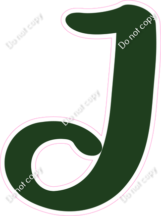 CU 23.5" Individuals - Flat Hunter Green J