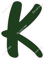 CU 23.5" Individuals - Flat Hunter Green K