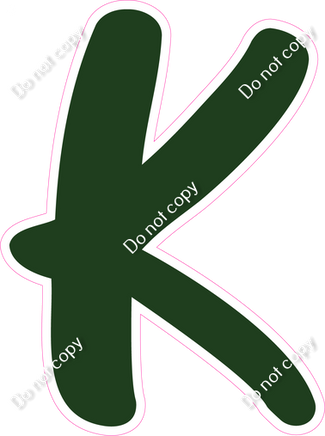 CU 23.5" Individuals - Flat Hunter Green K