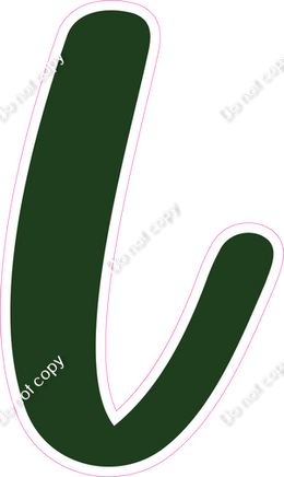 CU 23.5" Individuals - Flat Hunter Green L