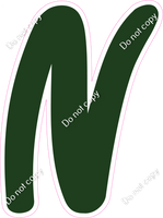 CU 23.5" Individuals - Flat Hunter Green N