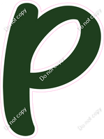 CU 23.5" Individuals - Flat Hunter Green P