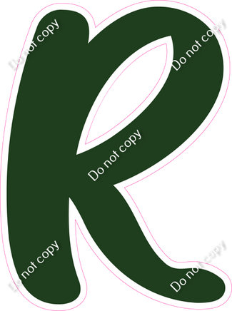 CU 23.5" Individuals - Flat Hunter Green R