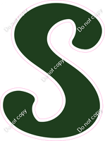 CU 23.5" Individuals - Flat Hunter Green S