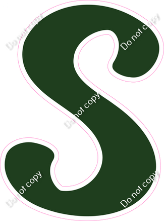 CU 23.5" Individuals - Flat Hunter Green S