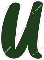 CU 23.5" Individuals - Flat Hunter Green U