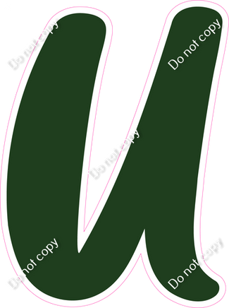 CU 23.5" Individuals - Flat Hunter Green U