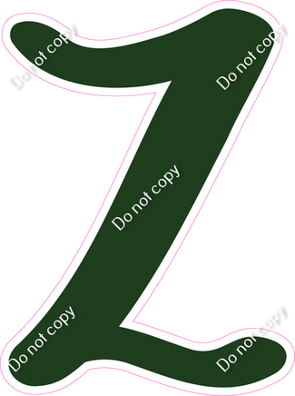 CU 23.5" Individuals - Flat Hunter Green Z