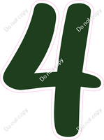 CU 23.5" Individuals - Flat Hunter Green 4