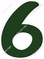 CU 23.5" Individuals - Flat Hunter Green 6