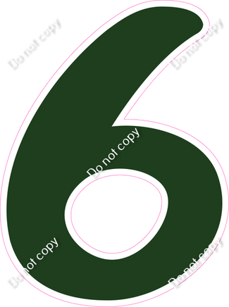 CU 23.5" Individuals - Flat Hunter Green 6