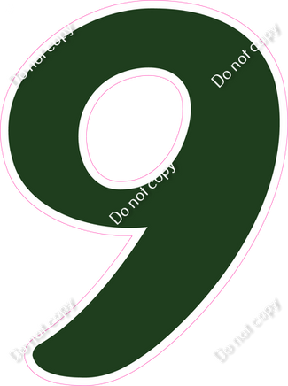 CU 23.5" Individuals - Flat Hunter Green 9