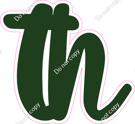 CU 23.5" Individuals - Flat Hunter Green TH