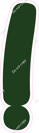 CU 23.5" Individuals - Flat Hunter Green !