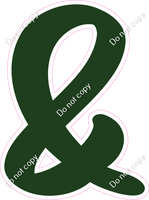 CU 23.5" Individuals - Flat Hunter Green &