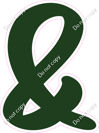 CU 23.5" Individuals - Flat Hunter Green &