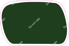 CU 23.5" Individuals - Flat Hunter Green Dash